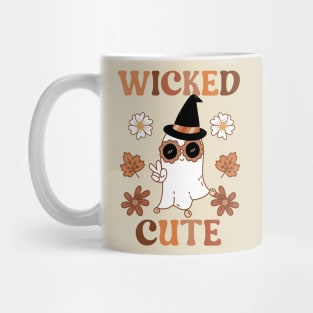 Wicked Cute Boho Hippie Halloween Ghost Mug